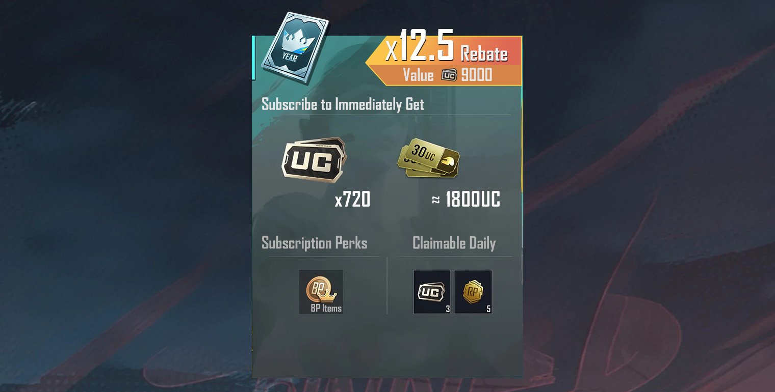 باقة Prime (12 Months) - PUBG Mobile: حزم الشراء